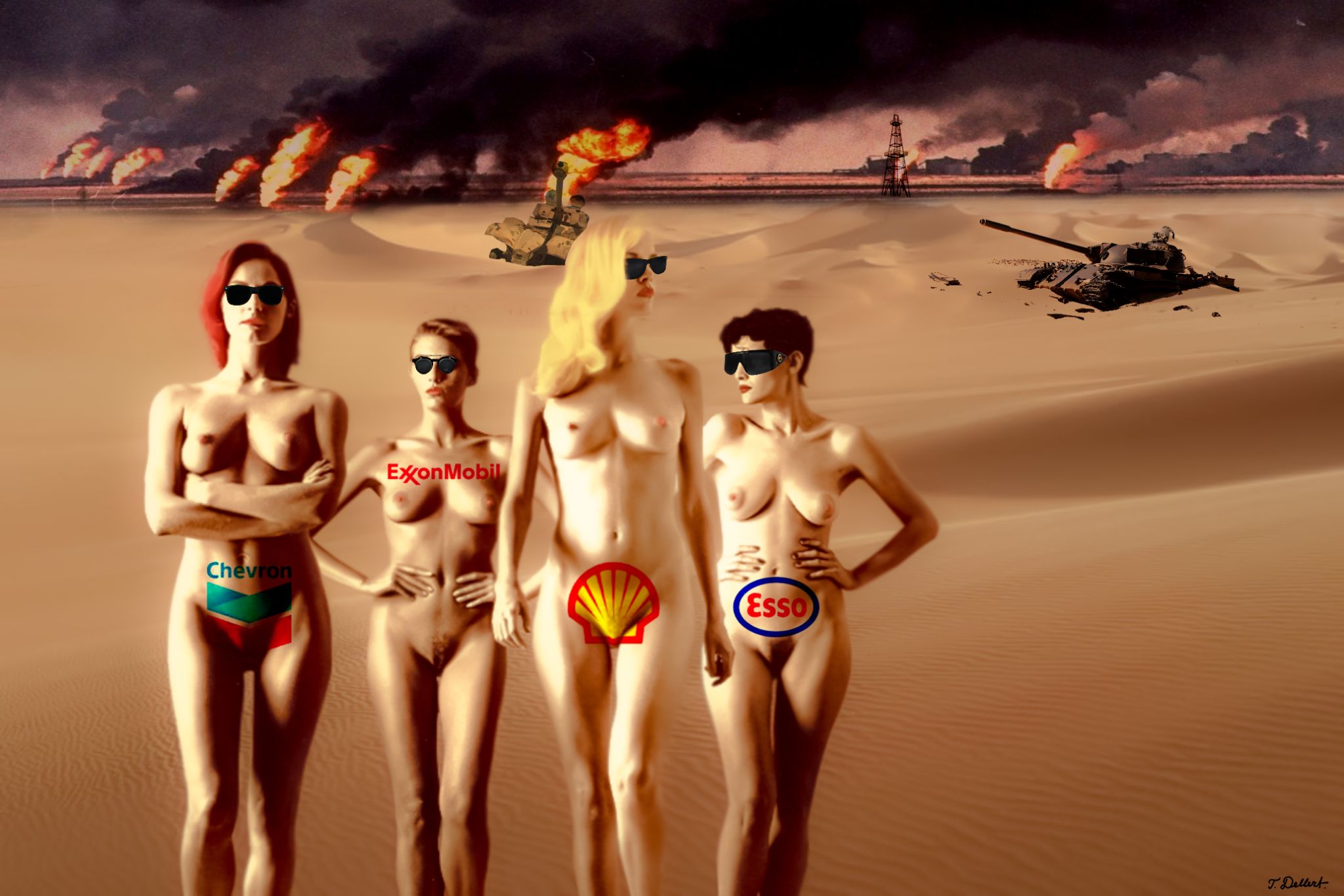 Naked  war for Oil  